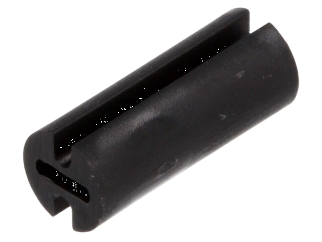 Afstandbus; LED; Øext: 4,5mm; ØLED: 3mm; L: 11mm; zwart; UL94V-2 Afstandbus; LED; Øext: 4,5mm; ØLED: 3mm; L: 11mm; zwart; UL94V-2